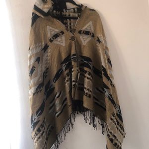 Western Cozy Poncho